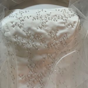 Designer Paloma Blanca Wedding Dress, Size 10